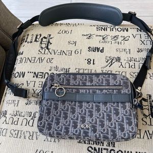 Dior Monogram Canvas and Leather Camera Bag